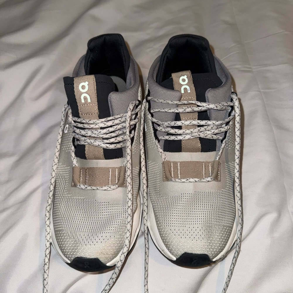 On Running “Inspired” Gray and Black Running Shoes